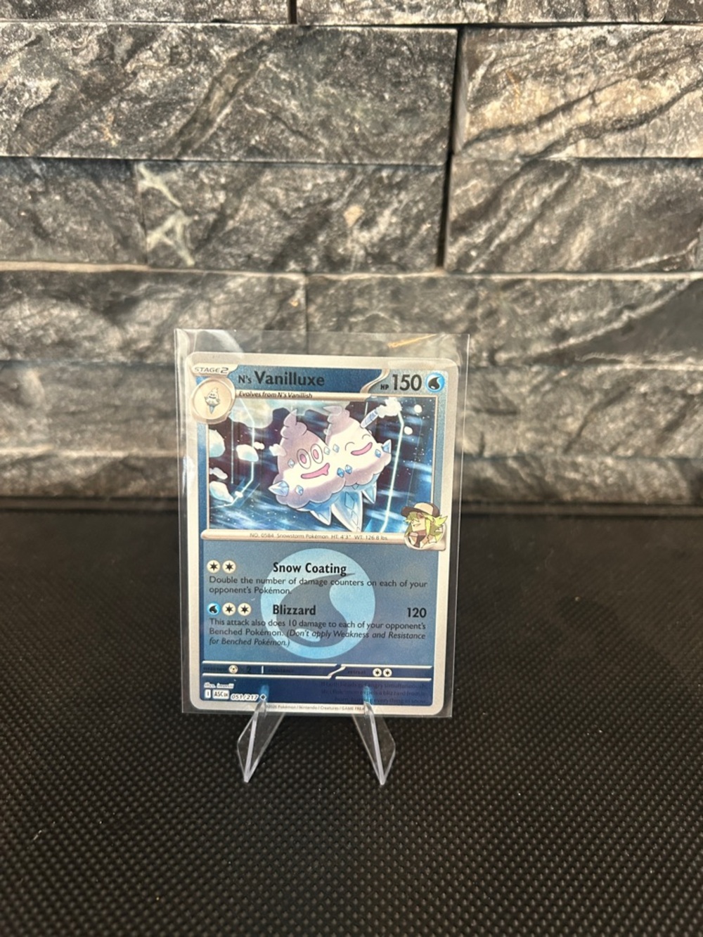 Pokemon N’s Vanilluxe 051/217 Reverse Holo Rare from Ascended Heroes Set M/NM
